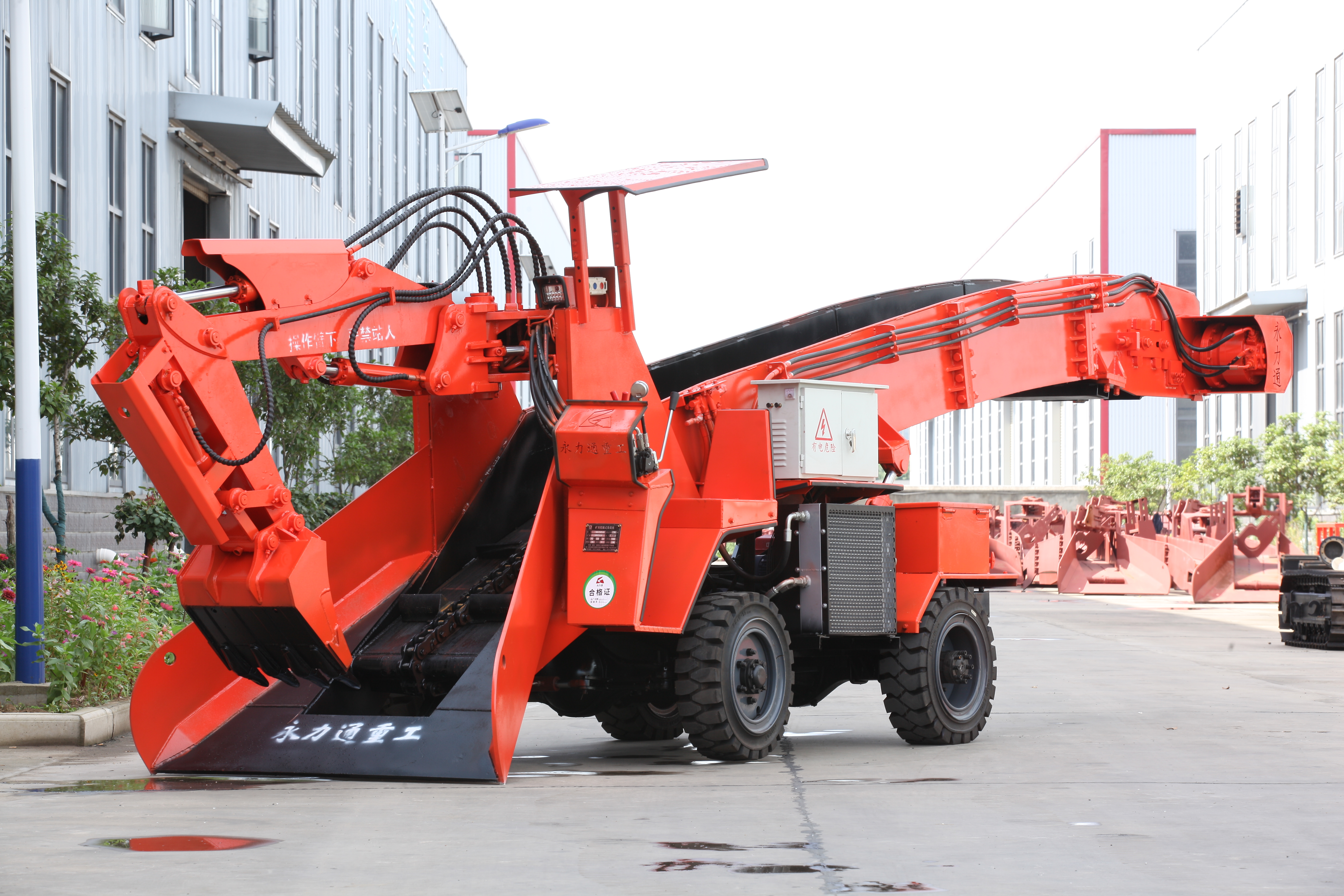 永力通防爆扒渣機，湖北襄陽造，礦山老板都在用